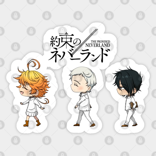 The Promised Neverland_Version2 Sticker by ScarletEricson